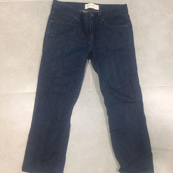 PaperDenimCloth Straight Leg Capri Stretch Denim 4 - Picture 1 of 5